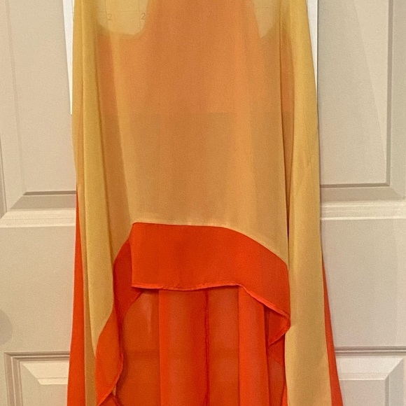 H.I.P. SuperSheer/SeeThrough Sz-S, Long/Hi-Low Tank-Top, in Bright Summer Colors - Picture 2 of 16